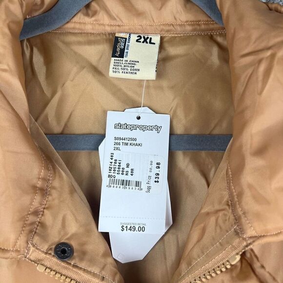 State Property Jacket Mens 2XL Puffer Coat Long NWT - Picture 7 of 10
